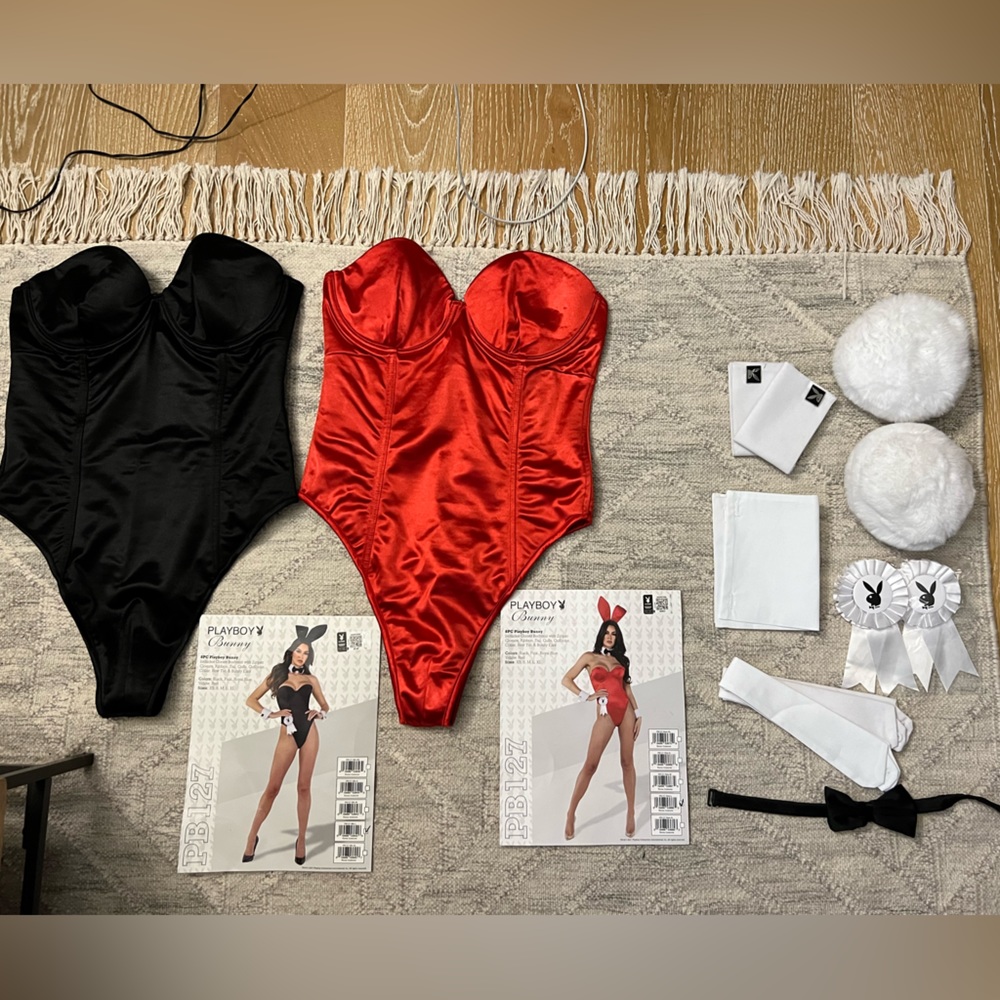 ONE Official Playboy Bunny Costume - Black - Sz L